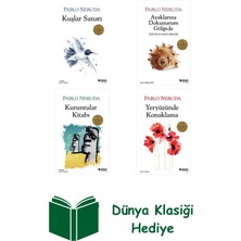 Can Yayınları Pablo Neruda 4 Kitap Seti + Dünya Klasiği Hediye