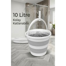Ahir Ticaret Katlanabilir Bebek-Yetişkin Banyo-Temizlik Kovası 10 Lt.