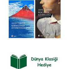 Metis Yayınları Anne Carson 2 Kitap Seti + Dünya Klasiği Hediye