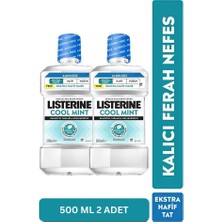 Listerine Cool Mint Ekstra Hafif Tat Alkolsüz 500 ml 2 Adet