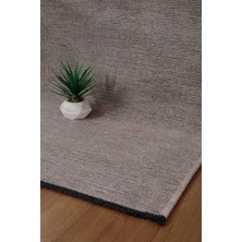Valery Home Premium Kalite Kaymaz Tabanlı Vera Doğal Yıkanabilir Kilim Oturma Odası Balkon Bahçe Mutfak Bej