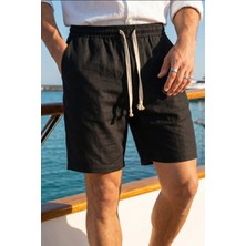 Livio Ferri Pacho Premium %100 Pamuk Erkek Lastikli Bağcıklı Regular Fit Şort