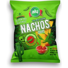 Aly Jalapeno Biber Aromalı Glutensiz Nachos Cips 225 gr