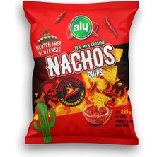 Aly Acı Biber Aromalı Glutensiz Nachos Cips 225 gr