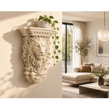 Smug Design 3D Leon Dekoratif Duvar Rafı