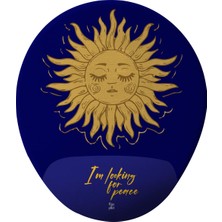 Flipped Blue Sun Bilek Destekli Mousepad