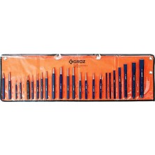 Groz KIT/24ST Pim Zımba ve Keski Takımı 24'lü