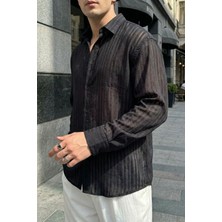 Livio Ferri Portela Erkek %100 Pamuk Premium Oversize Erkek Gömlek