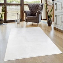 Valery Home Vl Comfort Peluş Halı Ekru Overloklu