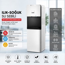 KSB Store Su Sebili - Sıcak, Ilık ve Soğuk Su Seçenekli - Üstten Yüklemeli