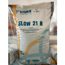 Vitamin Slow 21 N | Akıllı Şeker | Yavaş Salınımlı Azot Içerikli Gübre 25 kg