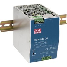 Mean Well NDR-480-24 NDR48024 24VDC 20.0AMP Dın Rail  Meanwell |