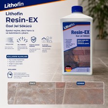 Lithofin Resin-Ex Özel Reçine ve Epoksi Kalıntı Temizleyici – 1 L