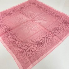 Arsel Moda Soft Pamuklu Eşarp Italyan Dikişli Pembe Serisi  LRB6912
