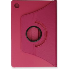 Bezos Galaxy X200 Tab A8 10.5 Kılıf 360 Tablet Deri Kılıf - Pembe