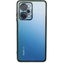 Bezos Redmi Note 12 Pro 5g Kılıf Razer Lensli Silikon - Yeşil