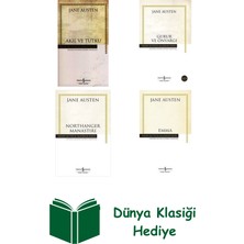 İş Bankası Kültür Yayınları Jane Austen 4 Kitap Seti + Dünya Klasiği Hediye