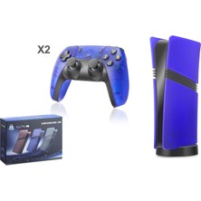 Hadron Gs5 Ultra Retro Oyun Konsolu Ps2, Psp, Ps1 128 GB Çift Gamepad Mavi Renk
