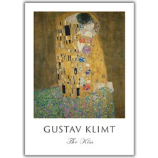 Rosaart Gustav Klimt The Kiss, Öpücük Posteri, Klasik Sanat, Çerçevesiz Poster, Yüksek Çözünürlüklü Poster