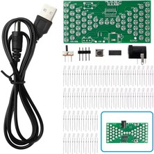Devre Dünyası Dc 5V LED Elektronik Kum Saati Smd Chip Kendin Yap Hobi Devresi Dıy Lehimleme Kiti Demonte(Montesiz)