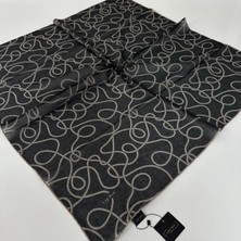 Lop'res Soft Pamuklu Eşarp Siyah Vizyon   LDNA1506