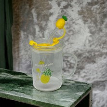 Ozkr Store Ananas Tasarımlı Kupa Bardak