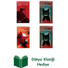İş Bankası Kültür Yayınları Mihail Bulgakov 4 Kitap Seti + Dünya Klasiği Hediye