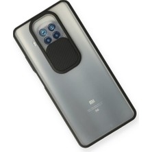 Bezos Mi 10T Lite Kılıf Palm Buzlu Kamera Sürgülü Silikon - Siyah