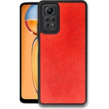Bezos Redmi Note 12 Pro 4g Kılıf Aras Deri Kapak - Kırmızı