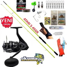 Okuma Wave Power 3000 210CM 5-45GR Karbon High Tech Kıyı Olta Takımı Seti