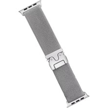 Zenviaa Apple Watch 42MM Forest Kumaş Kordon - Titan Gri ZENVIAA365423