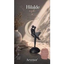 Hilalde Aşk |dekoratif Biblo 3D Baskı - Sevgiliye Hediye