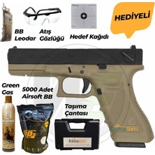 We Glock 18C Gen3 Bk Blowback Airsoft Tabanca Tan