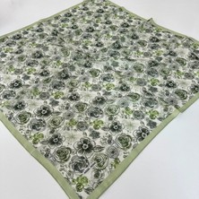 Arsel Moda Soft Pamuklu Eşarp Italyan Dikişli Yeşil Serisi  LRB7205