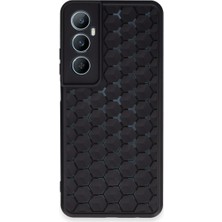 Bezos Realme C65 Kılıf Petek Silikon Kapak - Siyah