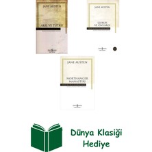 İş Bankası Kültür Yayınları Jane Austen 3 Kitap Seti + Dünya Klasiği Hediye