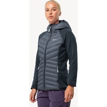 Jack Wolfskin Routeburn Hybird Kadın Siyah Mont