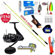 Okuma Wave Power 4000 210CM 5-45GR Karbon High Tech Turna Spin Olta Takımı Seti
