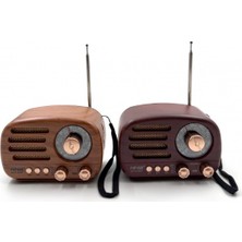 Mabelme Store Ahşap Retro Radyo