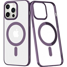 Bezos iPhone 13 Pro Kılıf Element Magneticsafe Sert Kapak - Derin Mor