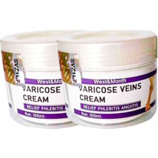 Bezos Cream West&month Selülit Karşıtı Bacak Önleyici Bakım Kremi 100 ml x 2 Adet