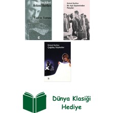 Metis Yayınları Roland Barthes 3 Kitap Seti + Dünya Klasiği Hediye