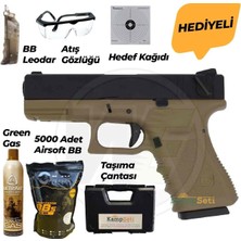 We Glock 23 Gen3 Blowback Airsoft Tabanca Tan/siyah