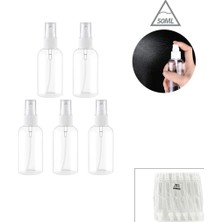 Mabelme Store Boş Sprey Şişesi - Plastik - 50 ml - Şeffaf