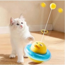 Ozkr Store Ufo Şekilli Ördek Kedi Oyuncağı