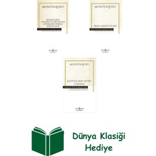 İş Bankası Kültür Yayınları Montesquieu 3 Kitap Seti + Dünya Klasiği Hediye
