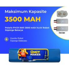 Ümit Maker Polaris Pvcr 5001 3500 Mah 14.4V Robot Süpürge Batarya