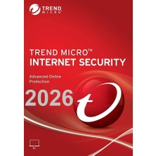 Trend Micro Internet Security 2026 (Windows) - 1 Cihaz 3 Yıl Resmi Site Kodu