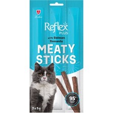 Bezos Meaty Sticks Somonlu Tahılsız Kedi Ödül Çubuğu 3x5 gr