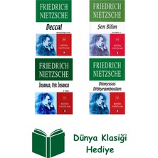 Say Friedrich Nietzsche 4 Kitap Seti + Dünya Klasiği Hediye